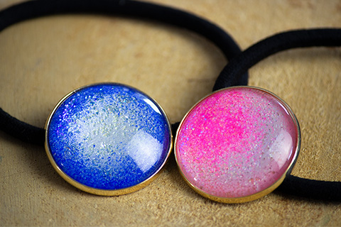 グリッター×ガラス